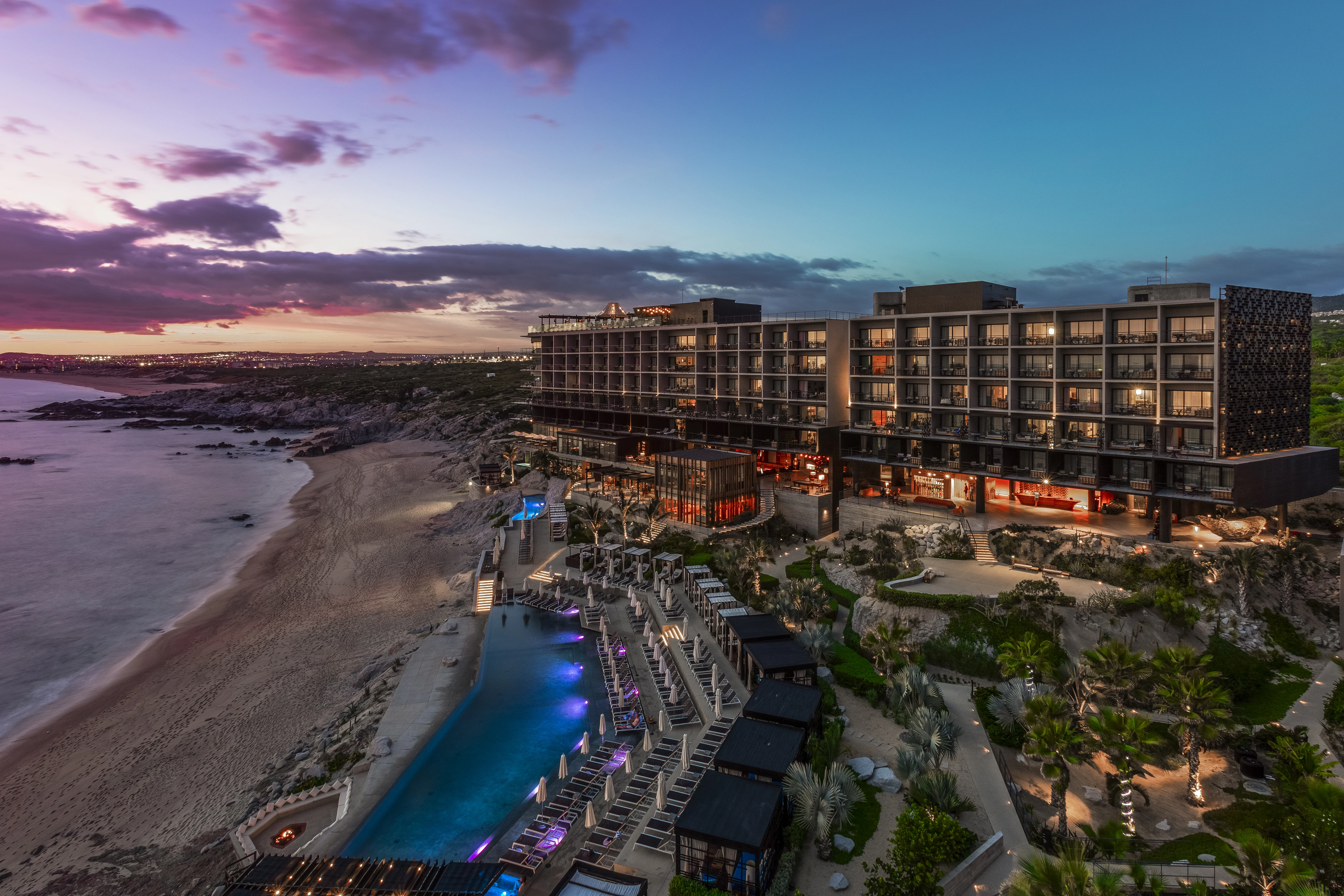 Luxury infinity pool overlooking the Sea of Cortez