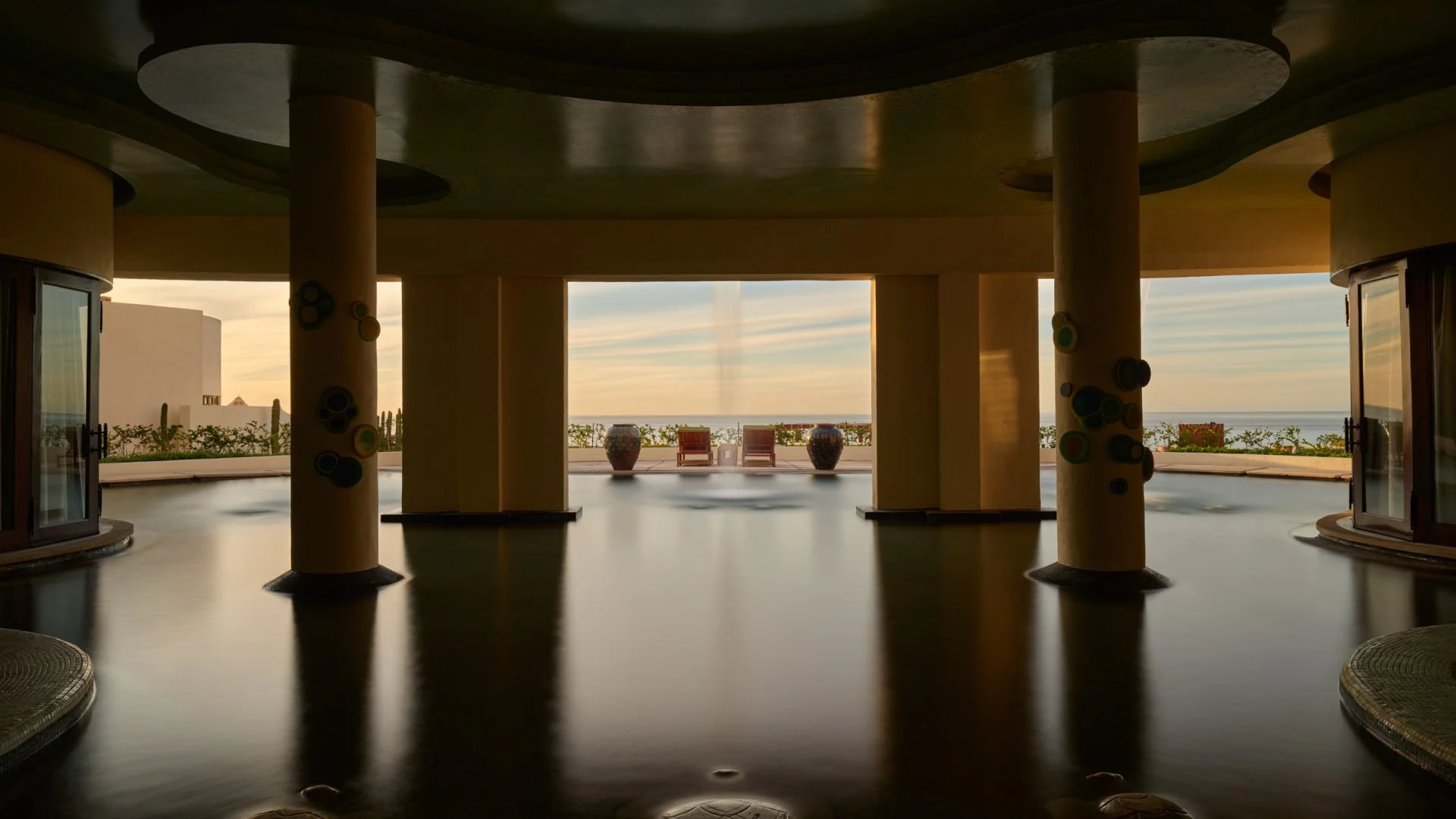Luxury spa treatment room in Los Cabos